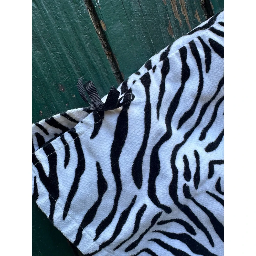 Gymboree Girls Zebra Print y2k Sleeveless Corduroy A-Line Dress ‎ 12-18M